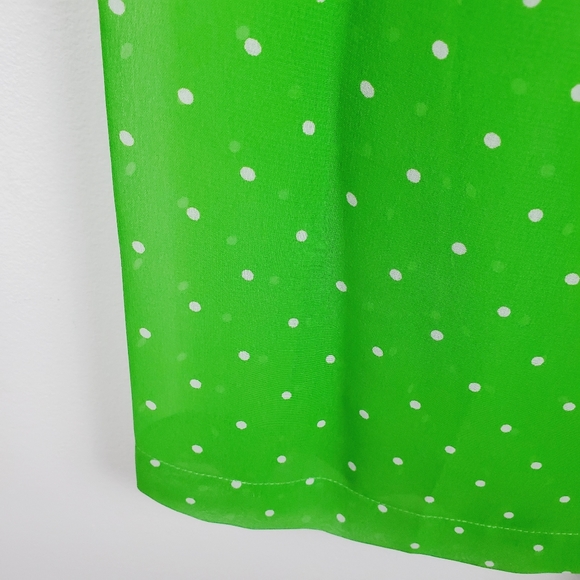 Sam & Libby Sheer Polka Dot Palazzo Pants Sz M - Picture 4 of 6